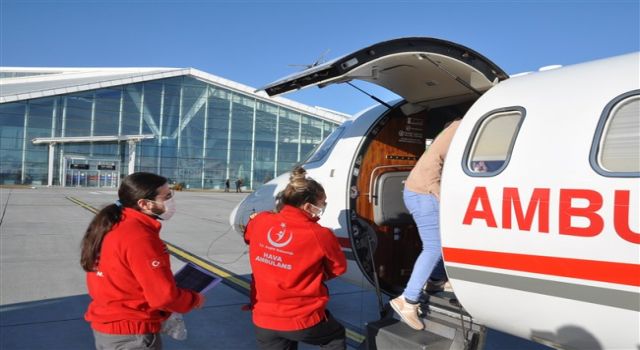 2 yaşındaki çocuk ambulans uçakla Ankara’ya gönderildi