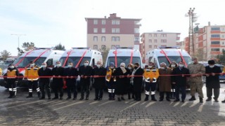 4 Yeni Ambulans İçin Kars'ta Tören Düzenlendi