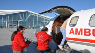 2 yaşındaki çocuk ambulans uçakla Ankara’ya gönderildi