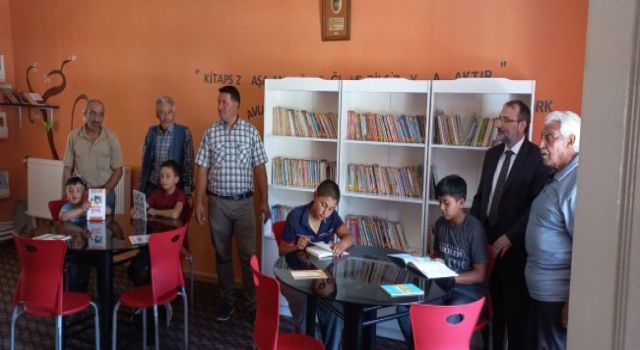 Çilehane Köyünde köy Taziye Evi ve Köy Kütüphanesi Yaptı