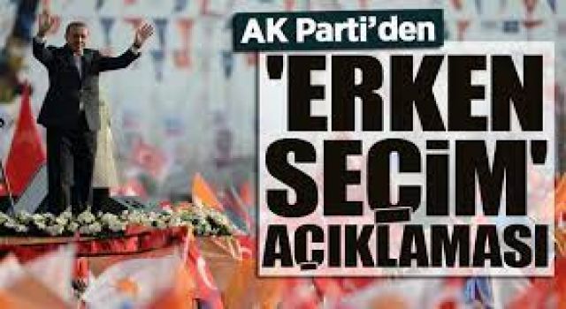 AK Parti'den "Erken seçim mi var sahaya inildi?" sorusuna cevap! Tüm meraklar giderildi