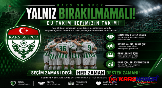 Kars 36 Spor Neden Destek Görmüyor
