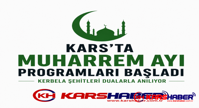 Kars'ta Muharrem Ayı Matem Programları Başladı