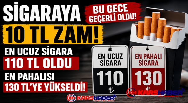 Sigaraya Bir Zam Daha! En Pahalı Sigara 130 TL Oldu