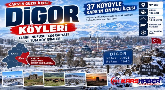 Kars Digor Köyleri: Digor’a Bağlı 37 Köyün Tam Listesi