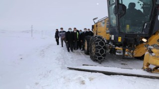 Kars İl Özel İdaresi karla mücadele ekipleri