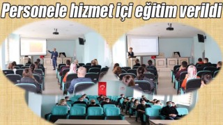 Kars İl Tarım ve Orman Müdürlüğü personeline hizmet içi eğitimi verildi.