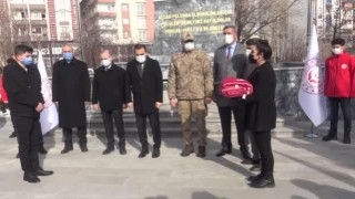 Ardahan’dan Kars’a gelen Türk Bayrağı Doğu Anadolu Bölgesi’ni dolaşacak.