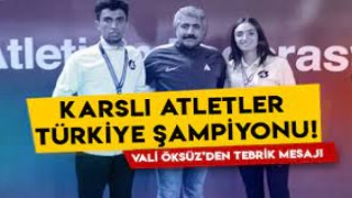 Karslı atletler Türkiye şampiyonu oldu