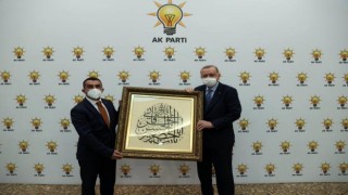 Başkan Çalkın, Cumhurbaşkanı Erdoğan ile görüştü