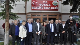 Tunç Soyer Kars’ın Tek CHP’li Belediyesi Susuz İlçe Belediyesini Ziyaret Etti.