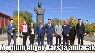 Haydar Aliyev, vefatının 18’inci yılında Kars’ta anılacak