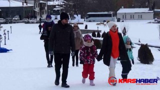 Kars'ta yarıyıl tatili yoğunluğu