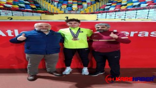 Karslı atlet Türkiye 2'ncisi oldu