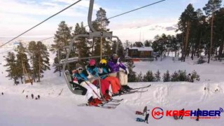 Sarıkamış Kayak Merkezi havadan görüntülendi