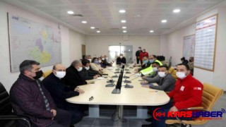 Kars’ta Acil Durum Koordinasyon Kurulu toplantısı yapıldı