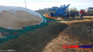 Kars’ta 1O Ton Ot, 5 Ton Yem, 2 traktör Konteyner Yaktılar