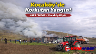 Son Dakika: Kocaköy’de Ev Yangını! Kars Digor’da Korku Dolu Anlar