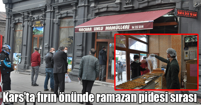 Kars'ta fırınlarda Ramazan pidesine iki saat Kovid-19 molası