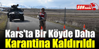 Kars'ın Türkmeşen köyünde Kovid-19 karantinası kaldırıldı