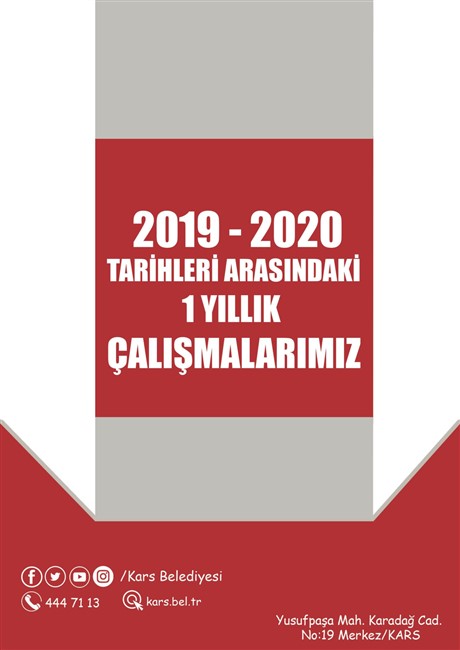 Kars Belediyesi 1 yıllık çalışmasını açıkladı