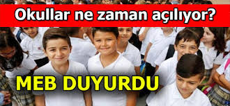 Okul zili ne zaman çalacak