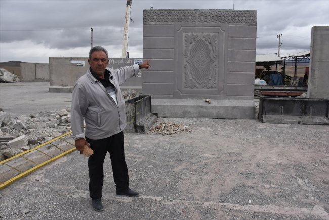 Kars'ta Depreme Karşi Beton Duvarlar İmalatı